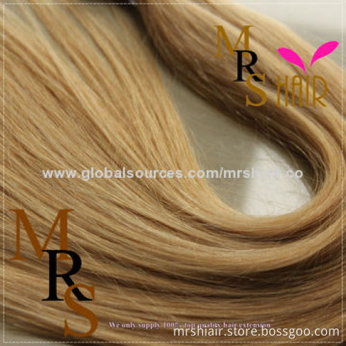 24-inch Light Brown 24# Straight Nano Ring Hair
